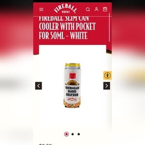 Fireball Hard Seltzer Can Cooler